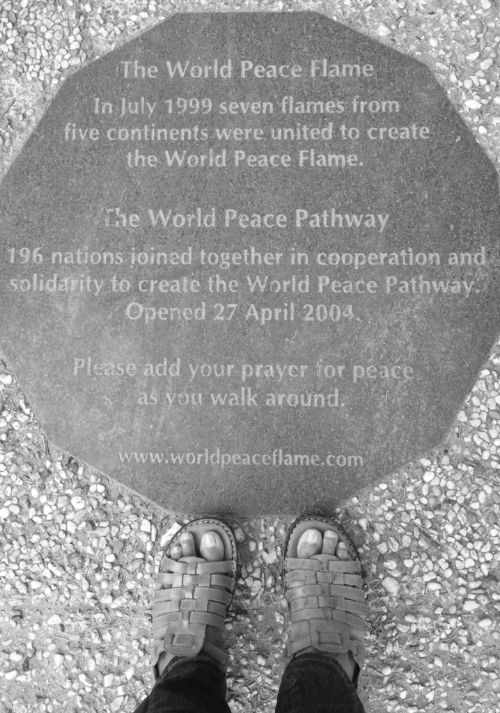 Meditating on peace at the Peace Palace in the Hague